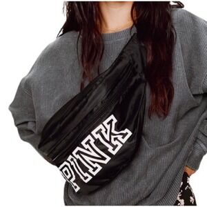 Victoria's Secret "PINK" Convertible Fanny Pack/Backpack in‎ Black